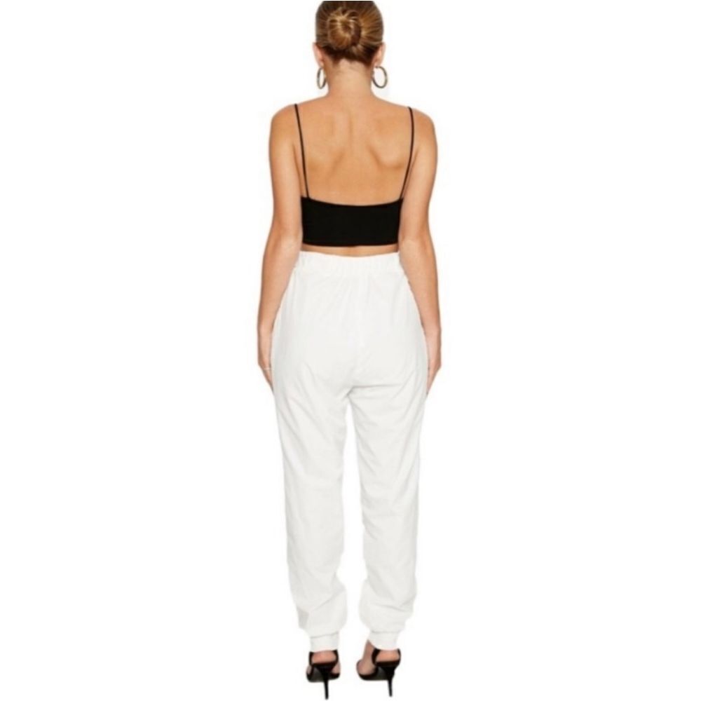 Naked Wardrobe Jogger Cozy‎ Sweatpants Women's sz XL in White NEW WITH TAGS - Picture 2 of 12